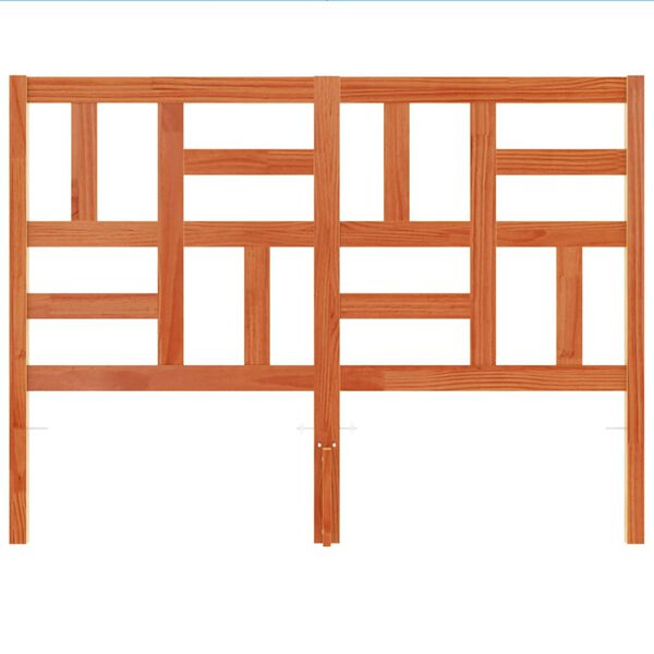 vidaXL Galvūgalis, va&scaron;ko rudos spalvos, 135cm, pu&scaron;ies medienos masyvas