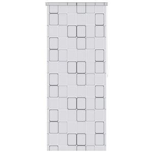 vidaXL Dušo roletas, 80x240 cm, kvadratų raštas