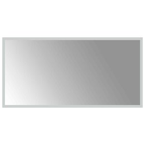 vidaXL LED vonios veidrodis Skaidrus 80 x 40 cm grūdintas stiklas