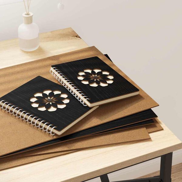 vidaXL Dekoratyvinės Panelės 50 pcs Juodas ąžuolas 30 x 42 x 0.27 cm