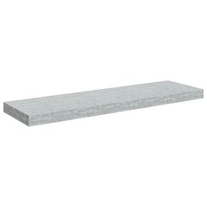 vidaXL Pakabinama sieninė lentyna, betono pilka, 80x23,5x3,8cm, MDF