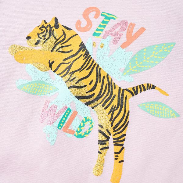 Vaikiški marškinėliai, alyvinės spalvos, 116 dydžio