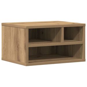 vidaXL Spausdintuvo laikiklis Amatininkų ąžuolas 40 x 32 x 22,5 cm