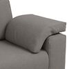 vidaXL Sofa 3 pcs Taupe Lino mi&scaron;inio audinys