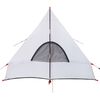 vidaXL Stovyklavimo palapinė, balta, dvivietė, tamsinantis audinys