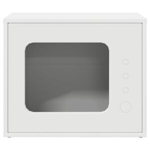 vidaXL Katės namelis Balta 51 x 30 x 42 cm Apdirbta mediena