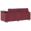 vidaXL Sofa Vyno raudona 180 x 77 x 82 cm audinys