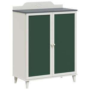 vidaXL Kabinetas su dviem durimis ir kreida dengtu priekiu ROROS