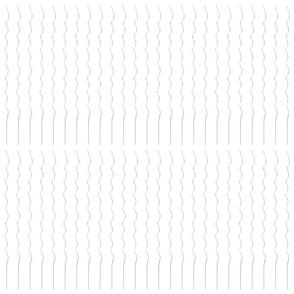 vidaXL Atrama augalams, spiralės forma, 50vnt., 170cm, cinkuot. plien.