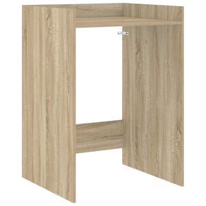 vidaXL Skalbimo ma&scaron;inos spintelė Sonoma ąžuolas 67,5 x 62 x 97 cm