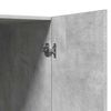 vidaXL Skalbimo ma&scaron;inos spintelė, betono pilka, 71x71,5x91,5cm