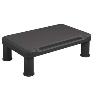 vidaXL Monitoriaus stovas, juodos spalvos, 38x24x10,5cm