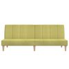 vidaXL Dvivietė sofa-lova, žalios spalvos, audinys