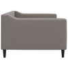 vidaXL Sofa, taupe spalvos, 90x200cm, audinys