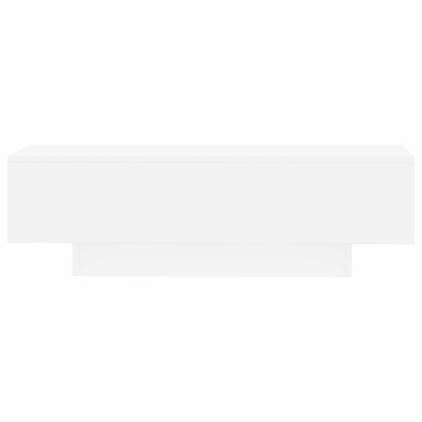 vidaXL Kavos staliukas, baltas, 100x49,5x31cm, apdirbta mediena