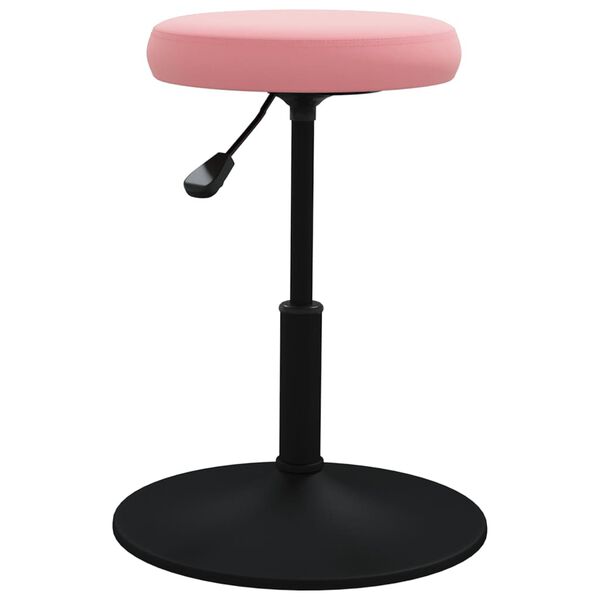 vidaXL Masažuotojo kėdė, rožinės spalvos, aksomas (333115)