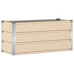vidaXL Lovelis Ivory 100 x 40 x 45 cm Plienas