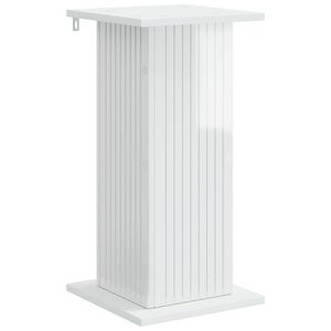 vidaXL Augalų stovas Itin blizgi balta 30,5 x 30 x 60,5 cm