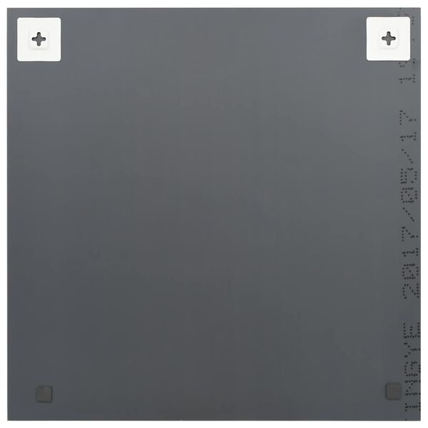 vidaXL Sieninis veidrodis, 40x40cm, kvadratinis, stiklas