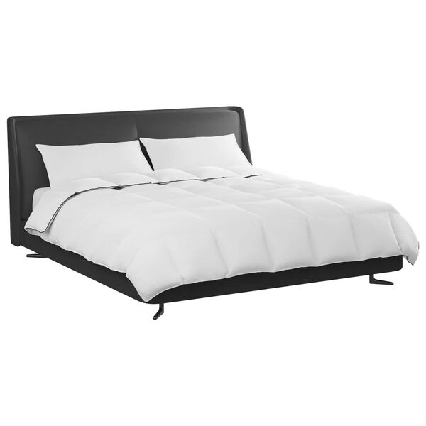 vidaXL Žiemos antklodė su pagalve 3 pcs Balta Plunksna