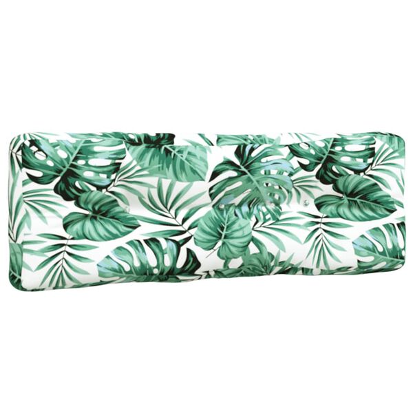 vidaXL Palečių pagalvėlės, 3vnt., audinys, su lapais