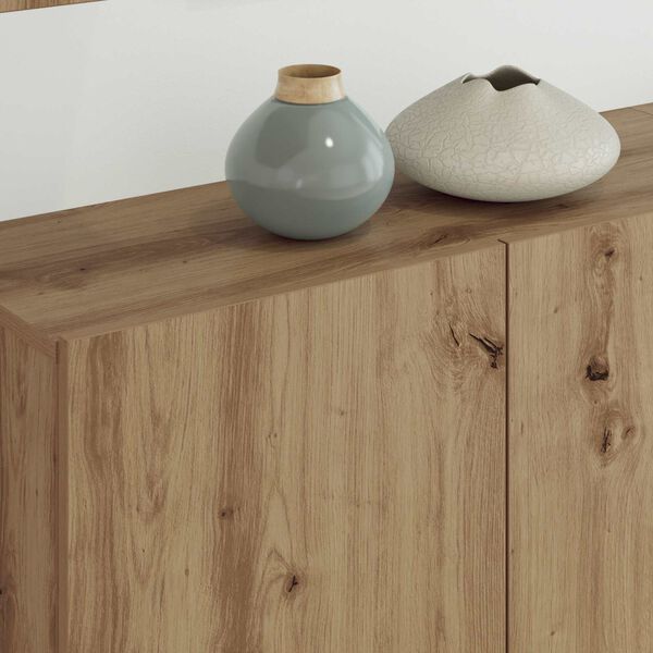 vidaXL Televizoriaus sieninis modulis 5 pcs Amatininkų ąžuolas