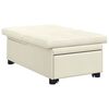 vidaXL Sofa lova Kreminė 194 x 67 x 82 cm Aksomas