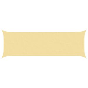 vidaXL Saulės burė Smėlio 6 x 2 m 100% poliesteris Oksfordas