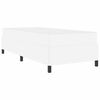 vidaXL Lovos rėmas su čiužiniu Balta 80 x 200 cm audinys