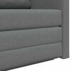 vidaXL Sofa lova 110cm Tamsiai pilka audinys
