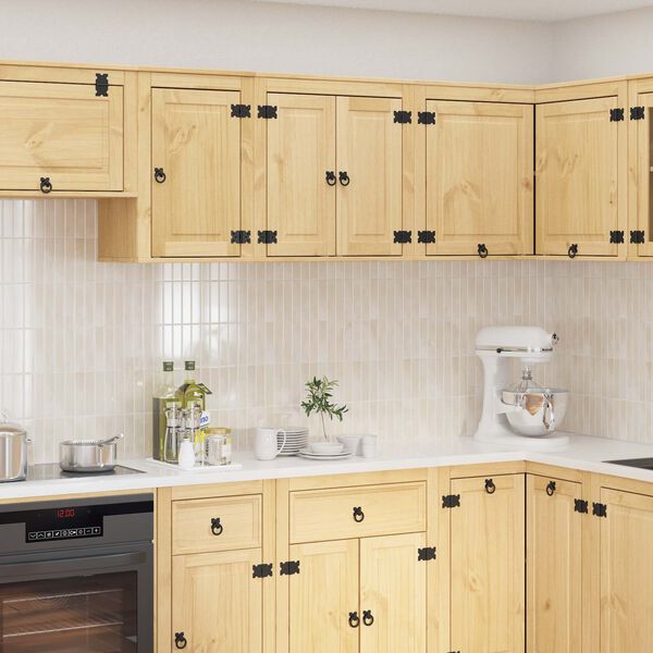 vidaXL Spintelė su stalčiais su lentyna Medus 60 x 32 x 40 cm