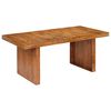 vidaXL Valgomojo stalas, 180x90x75 cm, akacijos medienos masyvas