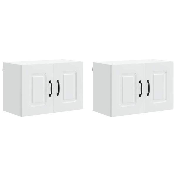 vidaXL Virtuvės spintelė Kalmar 2 pcs Balta 60 x 31 x 40 cm