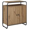vidaXL Komoda Artisano ąžuolo 68 x 35 x 75 cm Apdirbta mediena