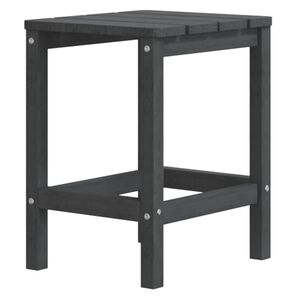 vidaXL Sodo Adirondack staliukas, antracito spalvos, 38x38x46cm, HDPE