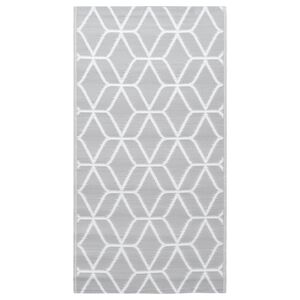 vidaXL Lauko kilimas, ARAKIL pilkos spalvos, 80x150cm, PP