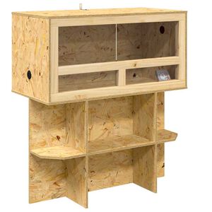 vidaXL Terariumas Ruda 80 x 40 x 90 cm OSB