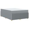 vidaXL Lovos rėmas su čiužiniu &Scaron;viesiai pilka 140 x 200 cm audinys
