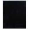 vidaXL Langų plėvelė, juoda, 45x1000cm, PVC, statinė, matinė