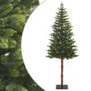 vidaXL Dirbtinė Sulankstoma Kalėdų Eglutė 180 cm PVC ir metalas Žalia
