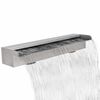 Baseino fontanas, stačiakampio formos, nerūdijantis plienas, 60cm