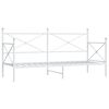vidaXL Dieninė lova be čiužinio Balta 90x200 cm Plienas