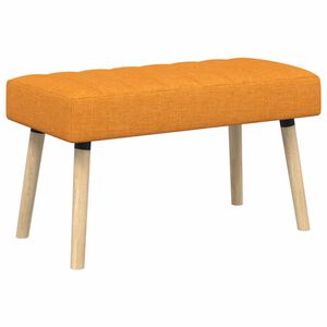 vidaXL Kanalo pamink&scaron;tintas suolas Tamsiai geltona 80 x 40 x 46 cm