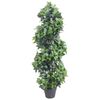 vidaXL Dirbtinis augalas-lauramedis su vazonu, žalios spalvos, 150cm