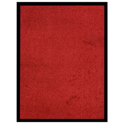 vidaXL Durų kilimėlis, raudonos spalvos, 60x80cm