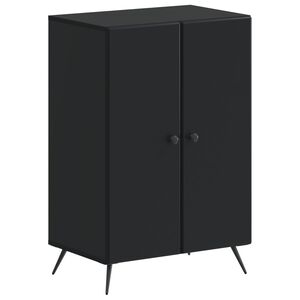 vidaXL Batu skrynia BREDA 59,5 x 39,5 x 90 cm Apdirbta mediena Juoda