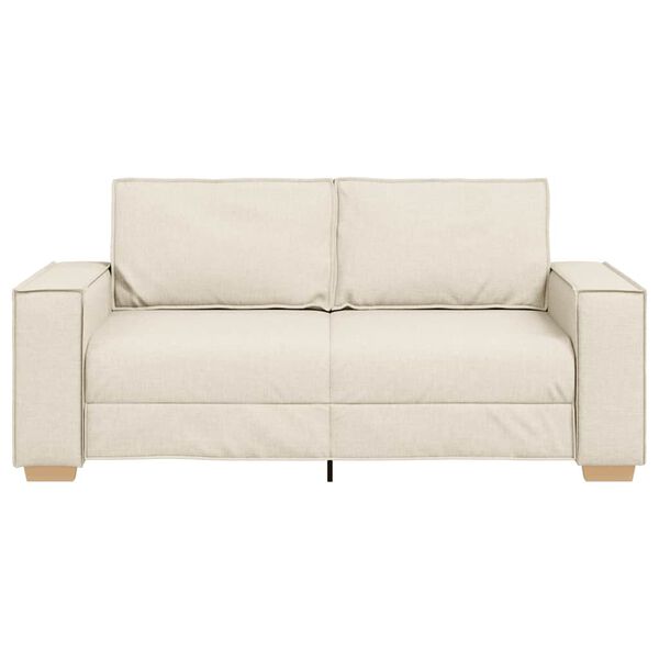 vidaXL Dvivietė sofa, lininė, 180x78x84 cm
