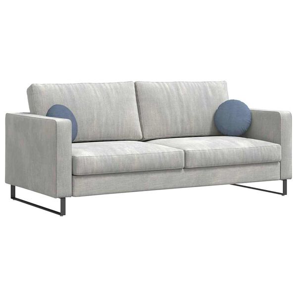 vidaXL Sėdynių pagalvėlės 2 pcs Mėlyna &Oslash; 30 cm Kordūrinis audinys