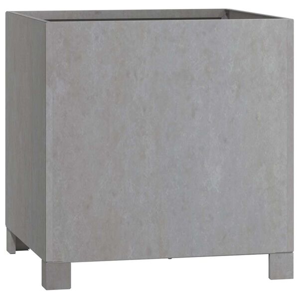 vidaXL Loveliai su kojelėm, 2vnt., rūdžių, 40x40x40cm, Corten plienas