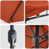 vidaXL Sodo skėtis Terakotos 385 x 209 x 244 cm Poliesteris